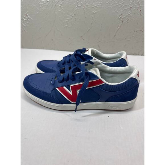 Vans Lowland Cc Retro Sport Navy Blue Red Low Sneakers‎ Men's Size 11.5 - Picture 3 of 5